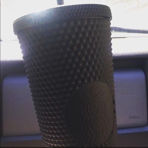 Starbucks Fall black textured cup